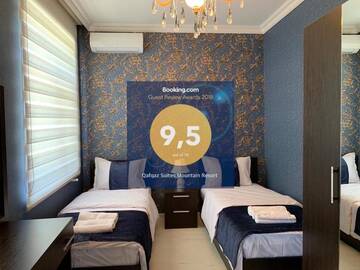 Фото номера Вилла с собственным бассейном Виллы Qafqaz Suites Mountain Resort г. Габала 44
